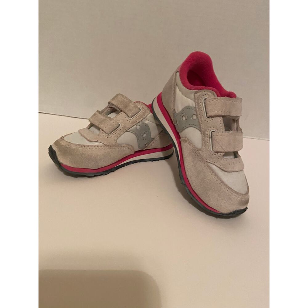 CONY  SACONY JAZZ TODDLER SIZE 7M WHITE SNEAKERS